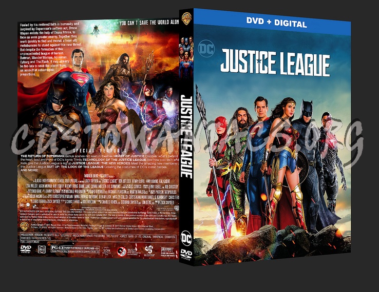 Justice League dvd cover