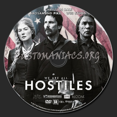 Hostiles dvd label