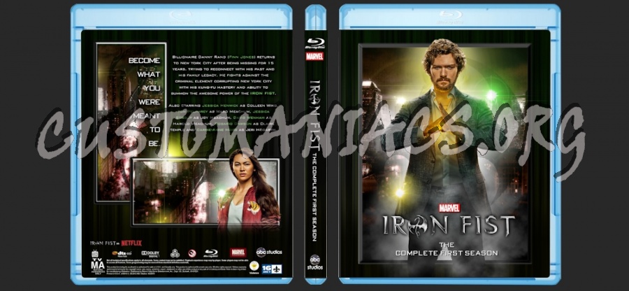 Iron Fist - Season 1 blu-ray cover