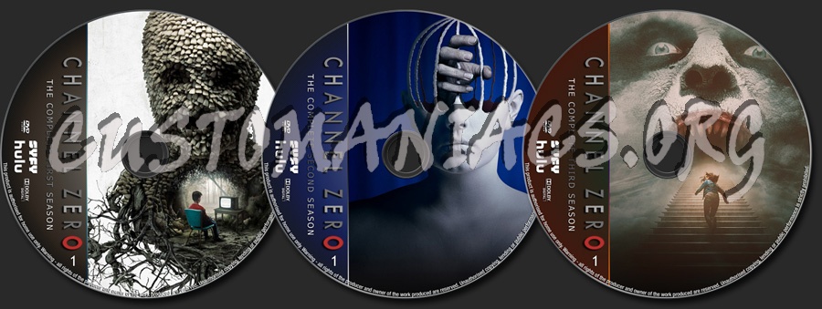 Channel Zero Seasons 1-3 dvd label