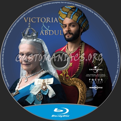 Victoria & Abdul blu-ray label