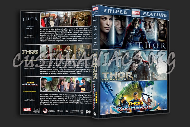 Thor Triple Feature dvd cover
