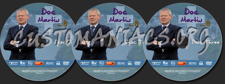 Doc Martin - Series 8 dvd label