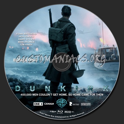 Dunkirk (2017) blu-ray label