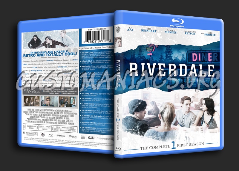 Riverdale Season 1 blu-ray cover