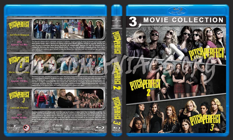 Pitch Perfect Triple Feature blu-ray cover