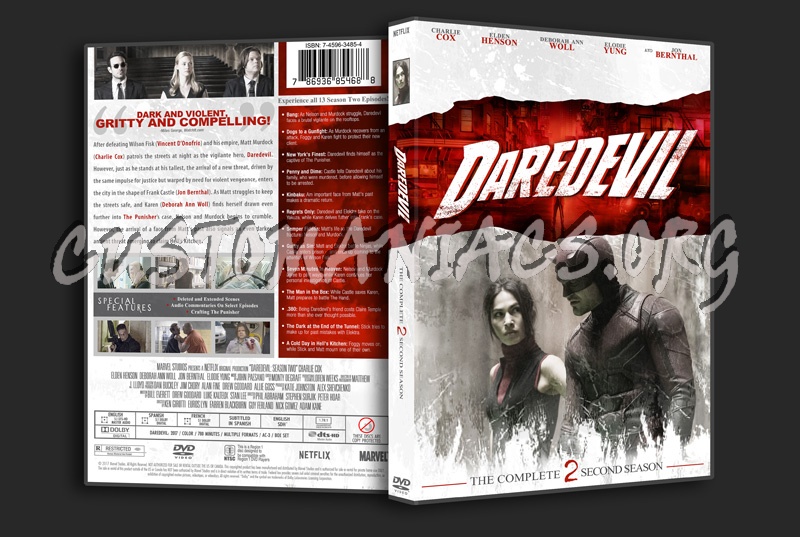 Daredevil Season 2 dvd cover