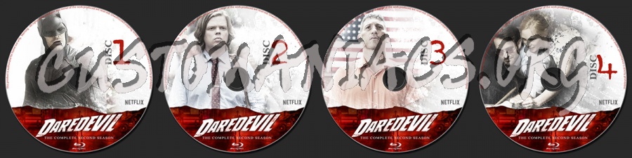 Daredevil Season 2 blu-ray label