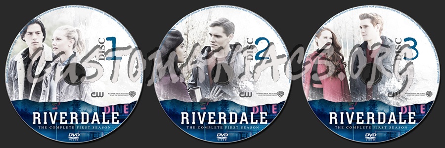 Riverdale Season 1 dvd label