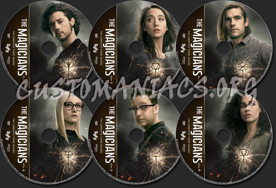 The Magicians Season 3 dvd label