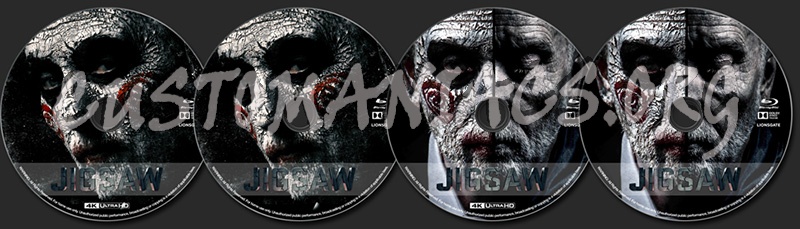 Jigsaw (4K+BD) blu-ray label