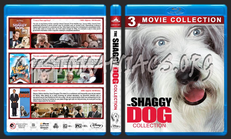 The Shaggy Dog Collection blu-ray cover