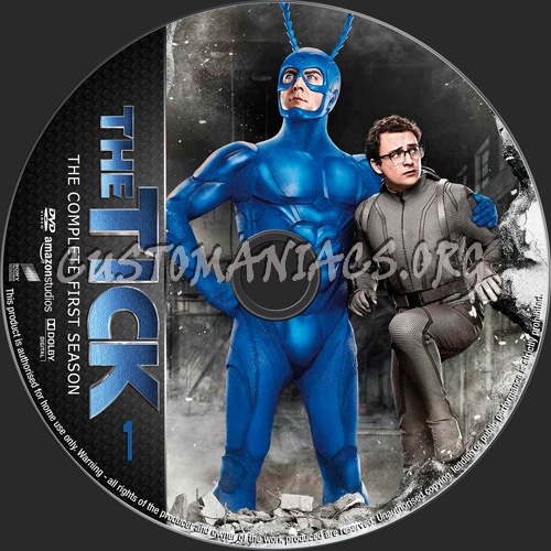 The Tick Season 1 dvd label