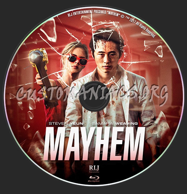 Mayhem blu-ray label