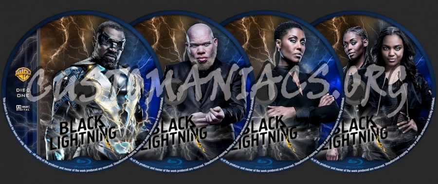 Black Lightning - Season 1 blu-ray label