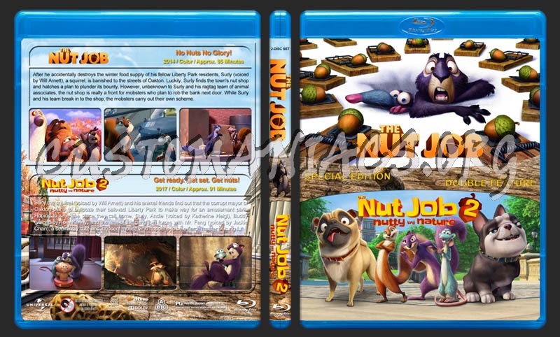 The Nut Job Double Feature blu-ray cover