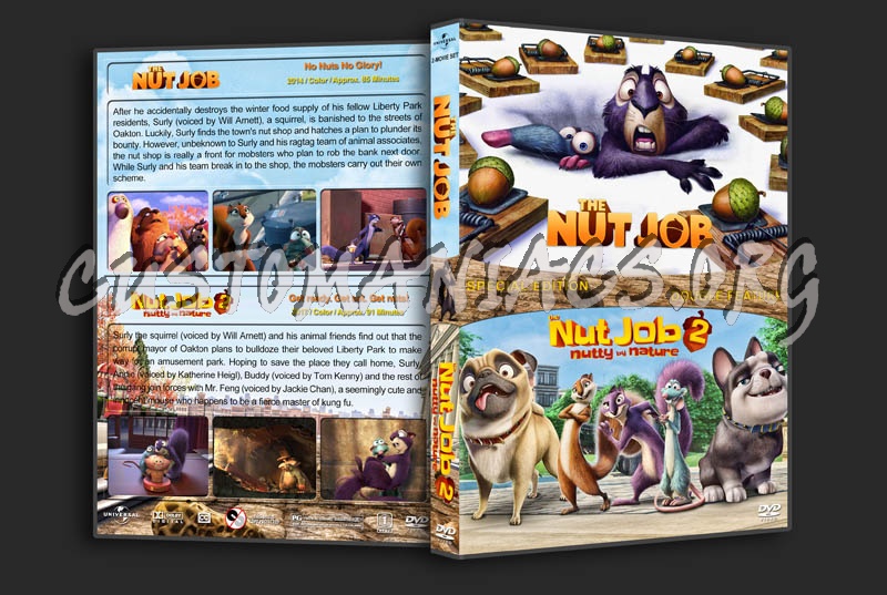 The Nut Job Double Feature dvd cover