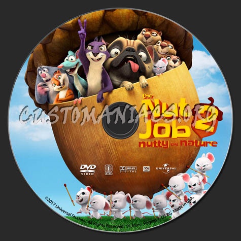 The Nut Job 2 dvd label