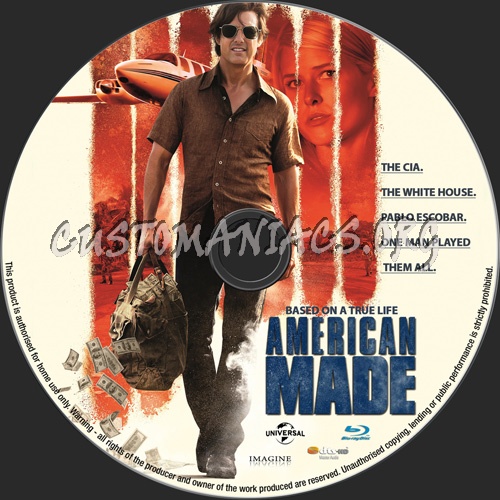 American Made blu-ray label