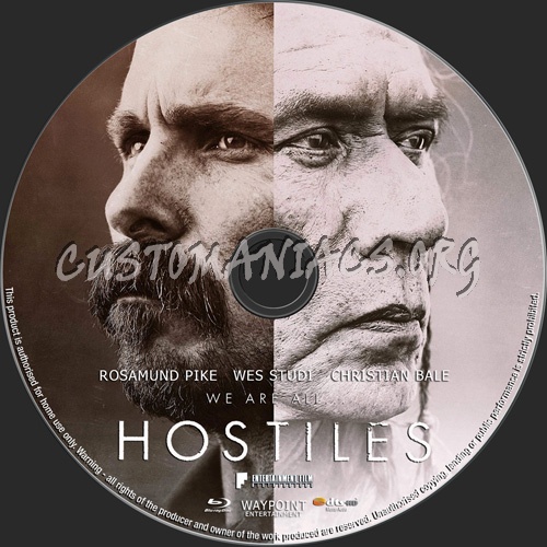 We Are All Hostiles blu-ray label