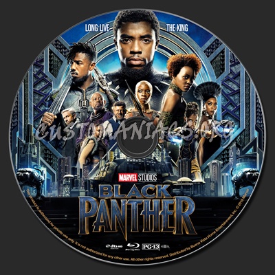 Black Panther (2018) blu-ray label