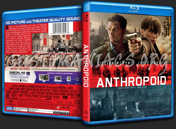 Anthropoid blu-ray cover