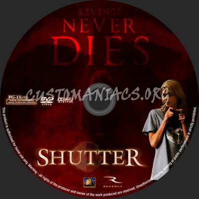 Shutter dvd label