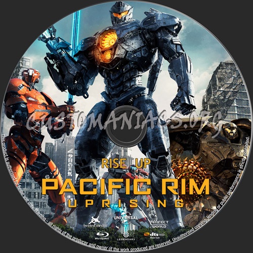 Pacific Rim Uprising blu-ray label