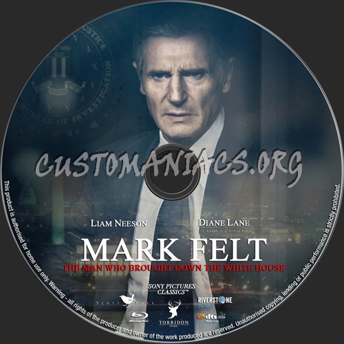 Mark Felt blu-ray label