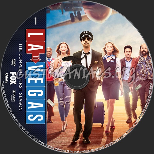LA To Vegas Season 1 dvd label