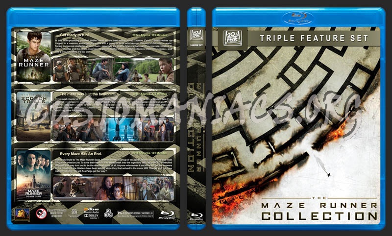 The Maze Runner Collection blu-ray cover