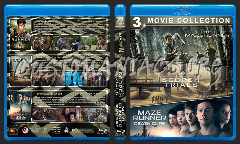 The Maze Runner Triple Feature blu-ray cover