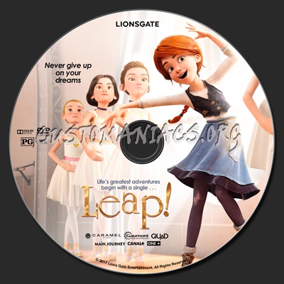 Leap! (aka Ballerina) dvd label