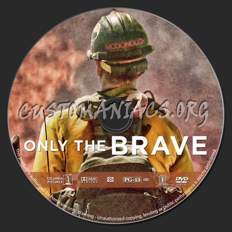 Only the Brave dvd label