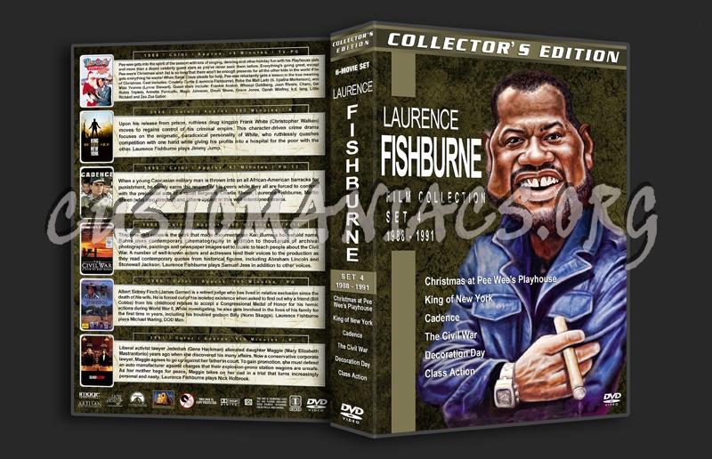 Laurence Fishburne Film Collection - Set 4 (1988-1991) dvd cover
