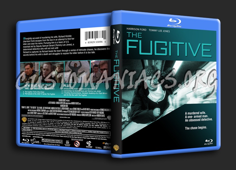 The Fugitive blu-ray cover