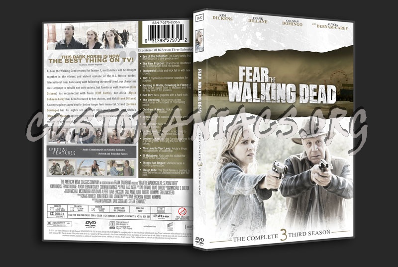 Fear the Walking Dead Season 3 dvd cover