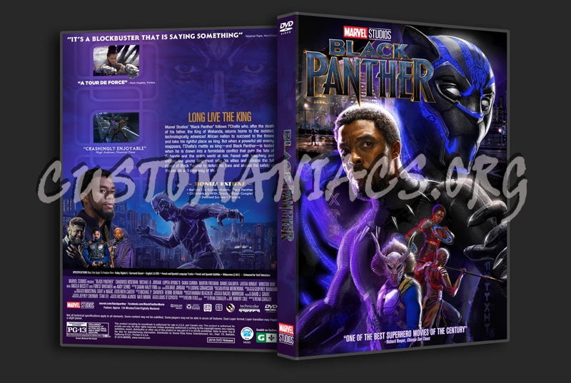 Black Panther (2018) dvd cover