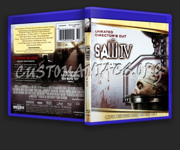 Saw IV blu-ray cover