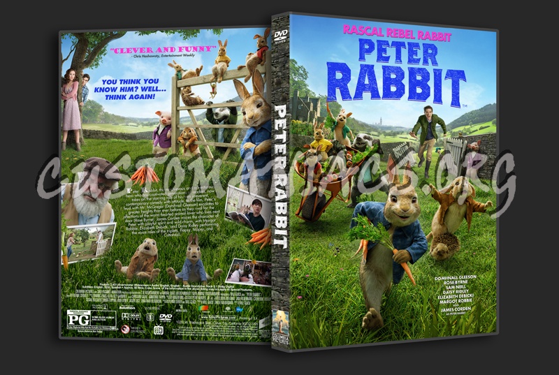 Peter Rabbit (2018) dvd cover