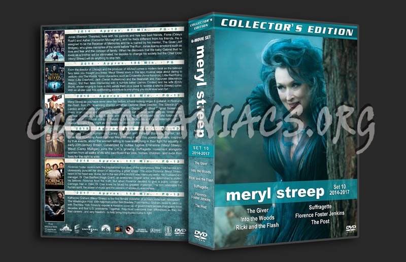 Meryl Streep Collection - Set 10 (2014-2016) dvd cover