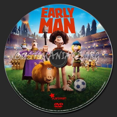 Early Man dvd label