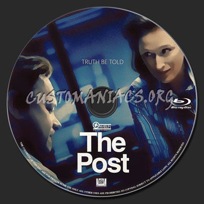 The Post blu-ray label