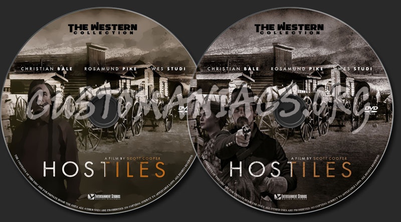 Hostiles dvd label