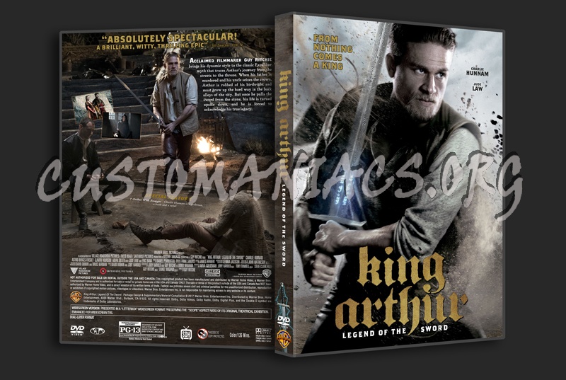 King Arthur: Legend Of The Sword dvd cover