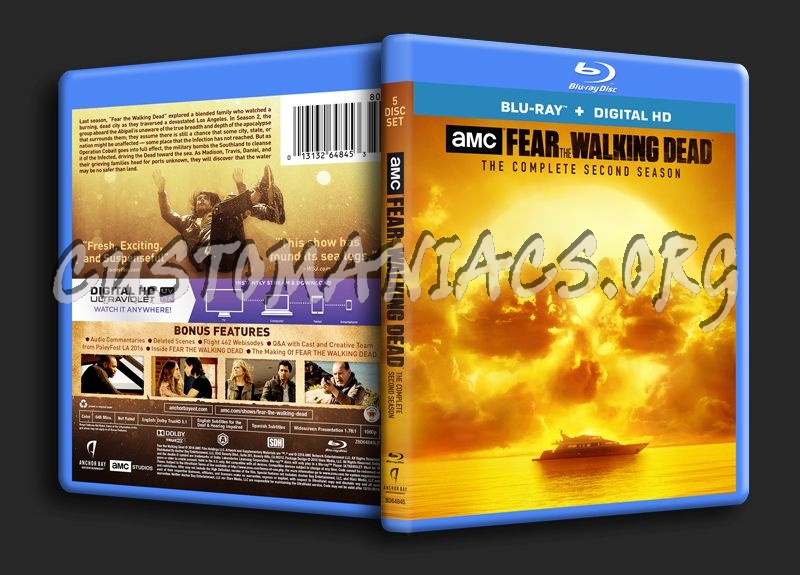 Fear the Walking Dead Season 2 blu-ray cover