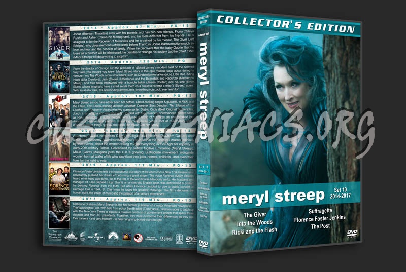 Meryl Streep Collection - Set 10 (2014-2016) dvd cover