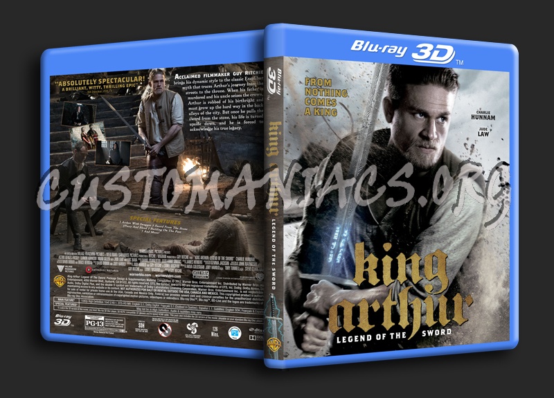 King Arthur: Legend Of The Sword 3D dvd cover