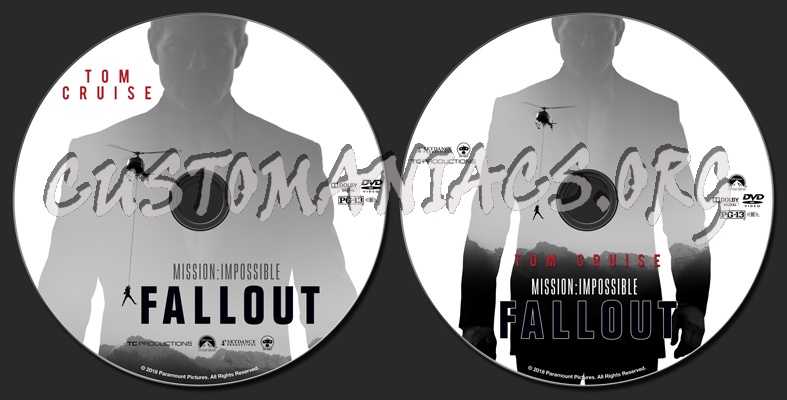 Mission: Impossible - Fallout dvd label