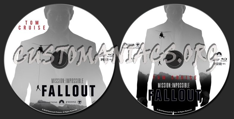 Mission: Impossible - Fallout blu-ray label